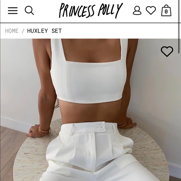 Princess Polly Tops - Huxley Set Crop Top